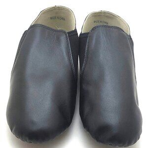 Linodes Unisex 006 PU Leather Upper Slip-on Jazz Shoe for Women and Men's Dance